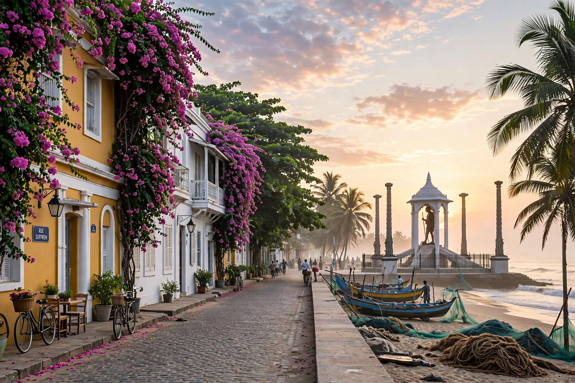 Pondicherry French Colony Tour