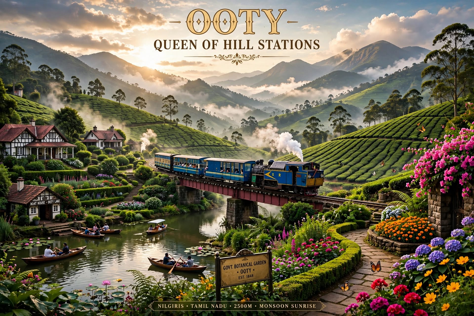 Ooty Hill Station Tour
