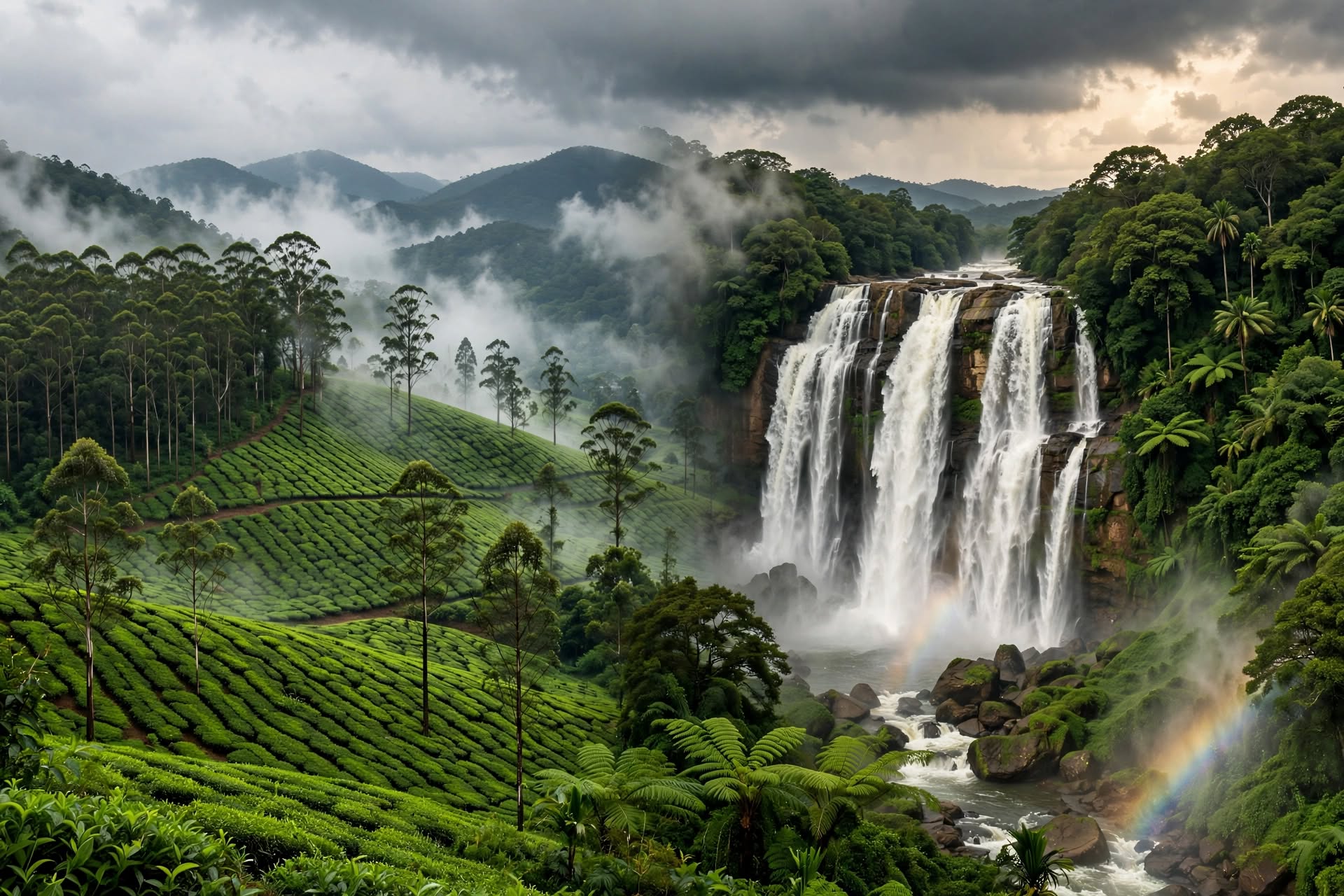 Valparai Athirappilly Waterfalls